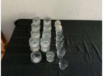 Lot Os 27- Votive Candles & 2 - Oil Candles