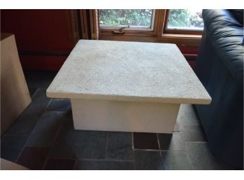 Heavy Stone End Table - See Details