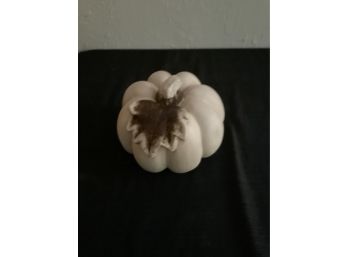 White Ceramic Pumkin