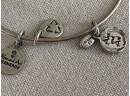(#126) Alex And Ani Silver Plated Energy North, South, West, East Bracelet