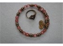 (#128) Alex And Ani Energy Beaded Bracelet And Ring