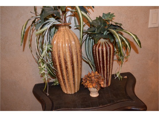 Decorative Vases And Faux Plant