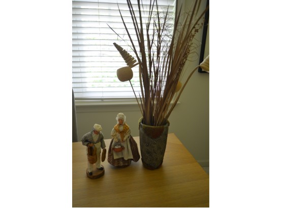 Figurines, Vase With Sticks