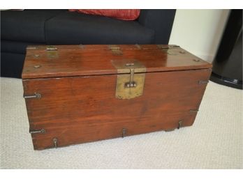 Asian Money Chest With Working Lock