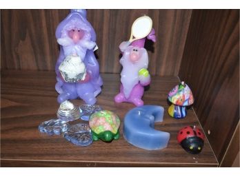 Assortment Of Candle Figurines