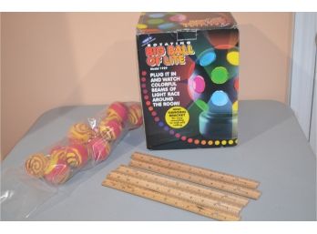 (#39) NEW Big Ball Light And Rubber Balls And Rules