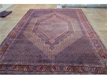 Hardly Used Persian Bijan Wool Area Rug 100 X 142 (see Details)