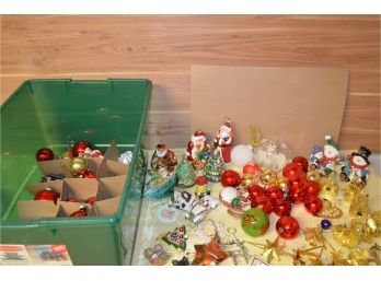 (#86) Collection Of Christmas Ornaments