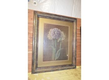 (#103) Framed Picture Purple Flower