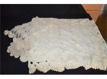 Lace Table Cloth &  2 Dollies