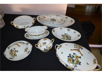 Bas-Sons China Serving Pieces (8) Excellent/ Germany