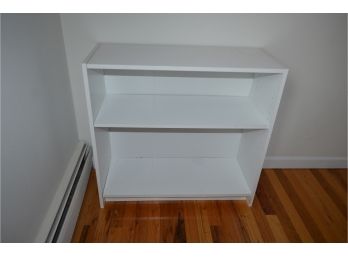 White Formica Bookcase