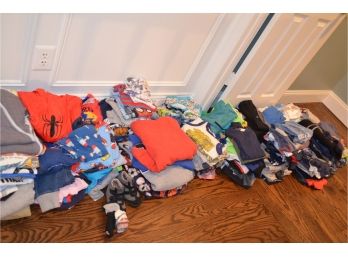 Assortment Of Boys Clothing  Size Range From 2T To 4