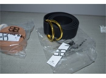 NEW 2 Belts By Below The Belt (no Size Needed)