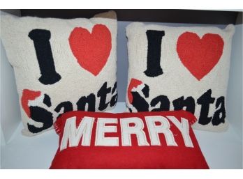 (#35) Christmas Accent Pillows (3)