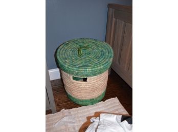 Wicker Storage  Laundry Hamper Basket