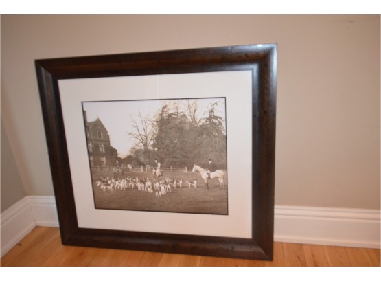 (#139) Framed Horse Picture