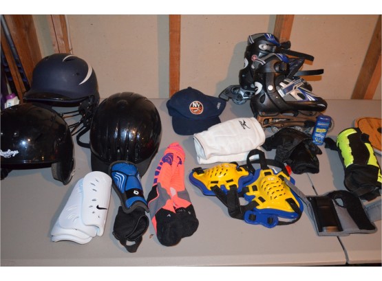 Assortment Of Soccer And Basement Accessories