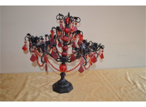 (#106) Red Table Chandelier