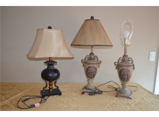 (#104) Table Lamps (3) See Details