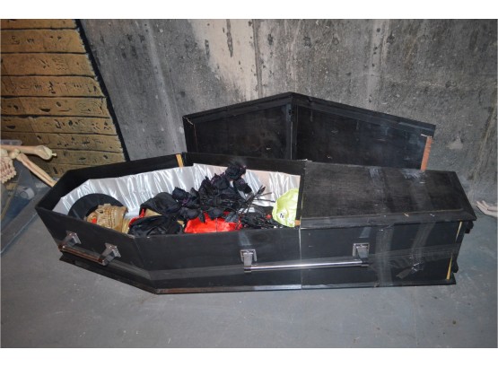 (#61) Halloween Cadaver In Coffin