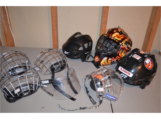 Street & Ice Hockey  Helmets  With Several Cages Youth Sm