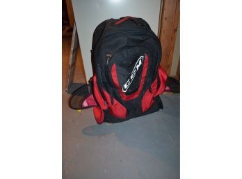 CCM Hockey Travel Backpack & Storage Bag On Wheels