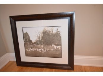 (#139) Framed Horse Picture