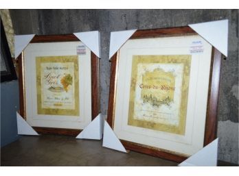 NEW 2 Framed Pictures