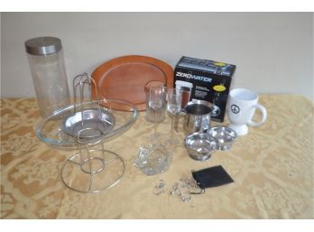(#118) Glassware, Wine Glass Charms, New Thermo Mug Warmer