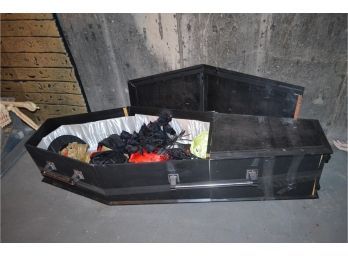 (#61) Halloween Cadaver In Coffin