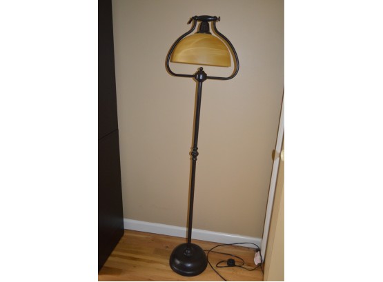 Floor Lamp With Glass Shade