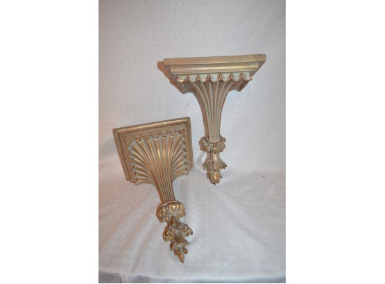(#23) Wall Wood Sconces (2)