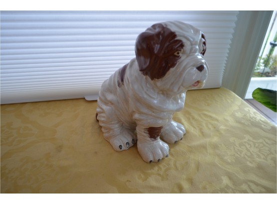 (#75) Ceramic Bull Dog Statue