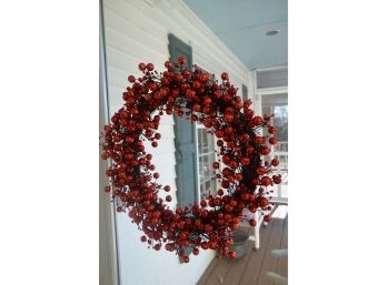 (#34) Red Christmas Wreath