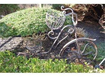 Metal Garden Bicycle (rusty)