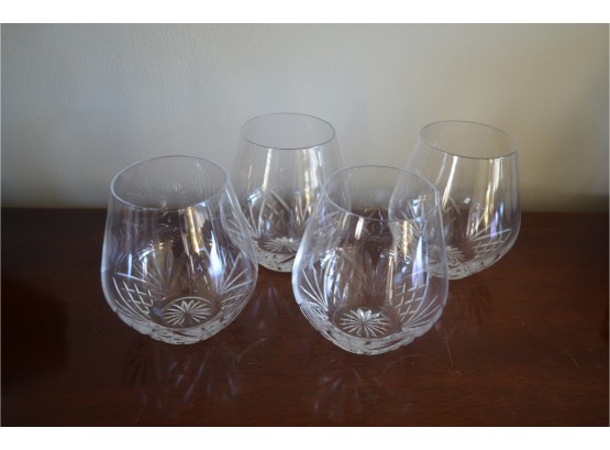 Shannon Crystal Wine Glasses (4)
