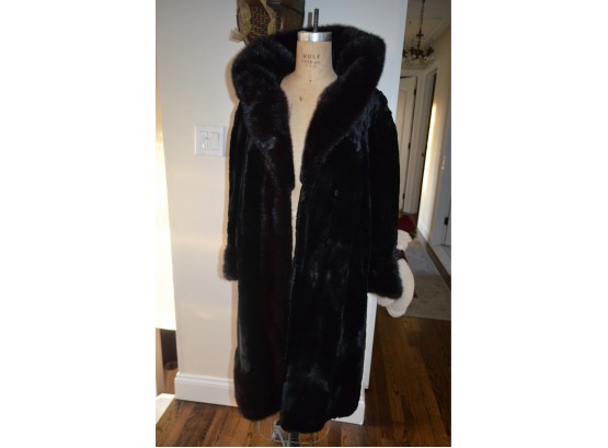Sheared Mink With Mink Trim Coat (see Details)