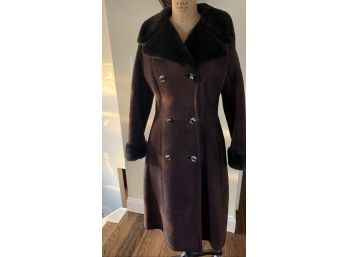 Suede Shearling Coat Lord N Taylor (see Details)