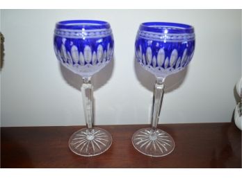 Two Waterford Crystal Glasses