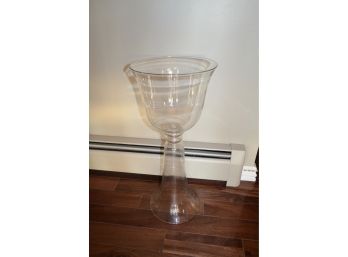 (#148) Reversible Glass Vase-  Ice Bucket