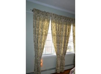 4 Panel Drapes Without Rod 82'H