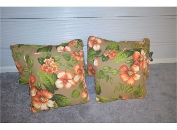 (#222) Floral Pillows (4) Improvements