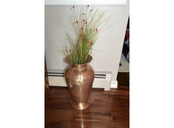 (#147) Brass Floor Standing Vase