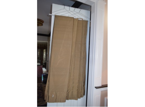 (#358 ) Drape Curtains (4) Panels  - Professionally Dry Cleaned