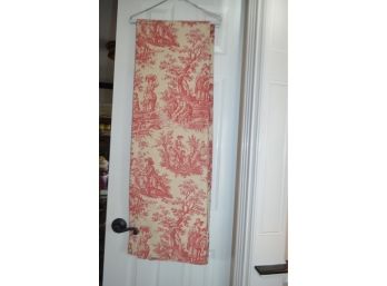 (#361) Curtains (2) Panels Toile Fabric Lined