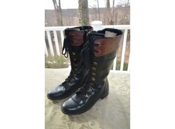 (#415) Aerosoles Black / Brown Boots Size 7.5