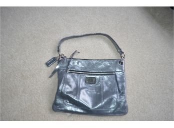 (#408) Coach Silver Handbag