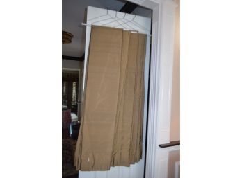 (#358 ) Drape Curtains (4) Panels  - Professionally Dry Cleaned