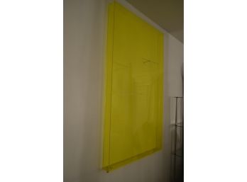Yellow Aryclic Plexiglass Box